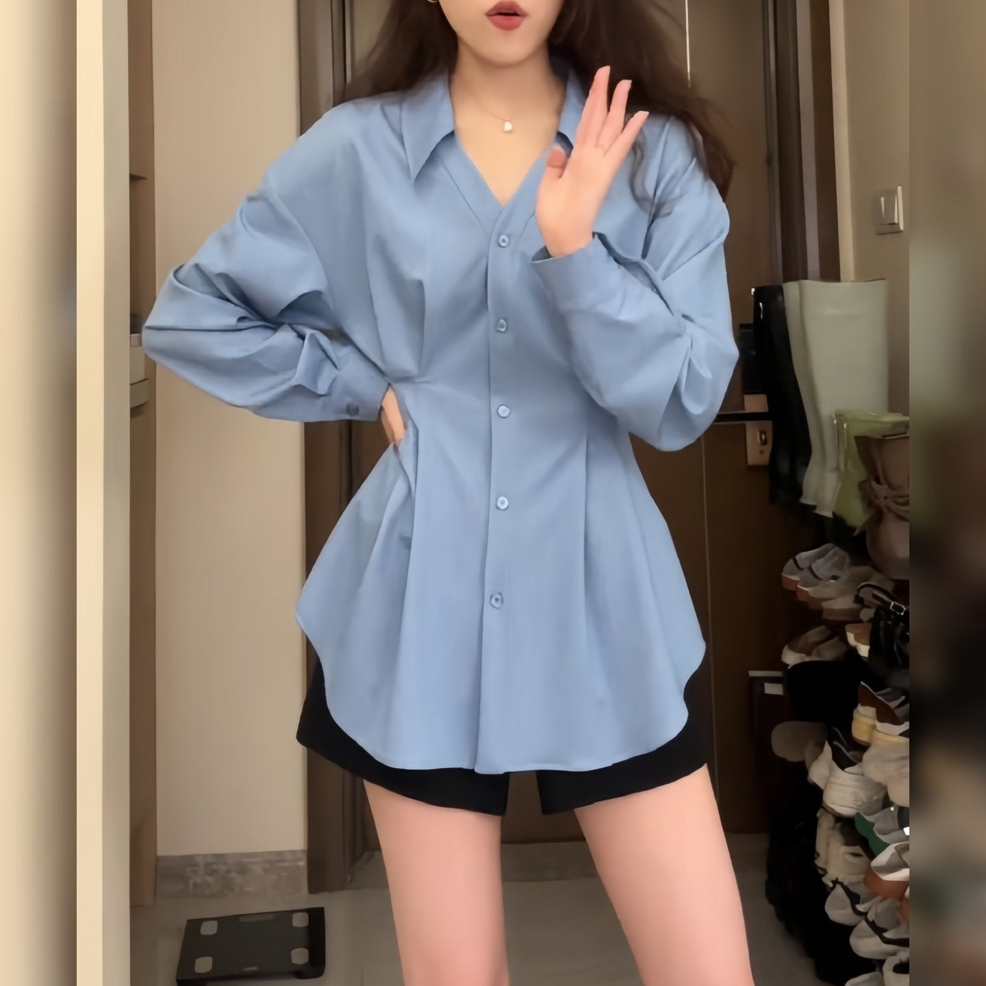 High-end long-sleeved shirt
