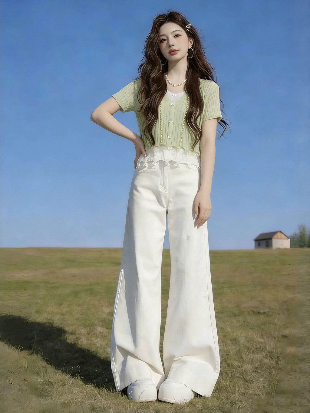 Summer Set Green Two-Piece Set